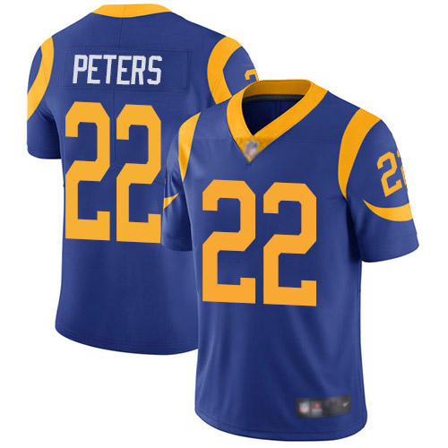 Los Angeles Rams Limited Royal Blue Men Marcus Peters Alternate Jersey NFL Football #22 Vapor Untouchable